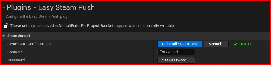 SteamCMD Configuration
